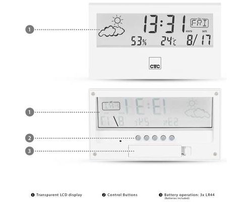 Station météo mobile Clatronic WSU 7022 170221 État correct - Clatronic reconditionné disponible sur Fnac