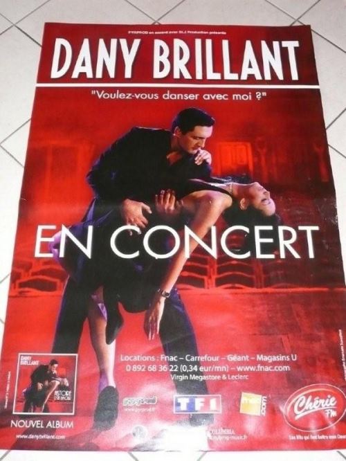 Dany BRILLANT - 80x120 cm - AFFICHE / POSTER État correct - N/A reconditionné disponible sur Fnac