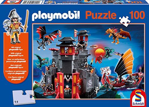 Schmidt Dragon Island with Fighter Playmobil Puzzle (100-Piece) État correct - N/A reconditionné disponible sur Fnac