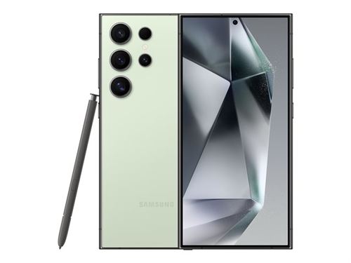 Samsung Galaxy S24 Ultra - Online Exclusive - 5G smartphone - double SIM - RAM 12 Go / Mémoire interne 512 Go - écran OEL - 6.8"" - 3120 x 1440 pixels (120 Hz) - 4x caméras arrière 200 MP, 50 MP, 12 MP, 10 MP - front camera 12 MP - vert titane - État correct N/A sur Fnac