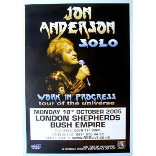 Jon ANDERSON - YES - 51x76 cm - AFFICHE / POSTER État correct - N/A reconditionné disponible sur Fnac