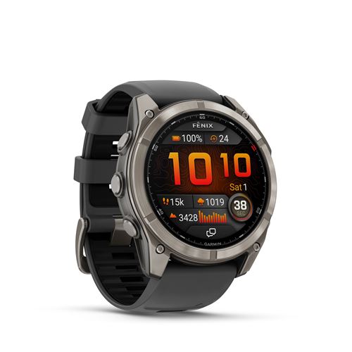 Montre connectée Garmin Fenix 8 Pro 51 mm Noir État correct - Garmin reconditionné disponible sur Fnac