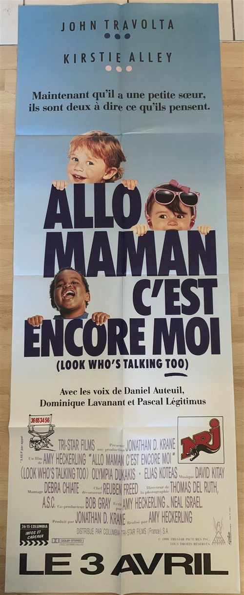 Acheter Affiche de Cinéma Originale - Allo Maman c'est encore moi - John Travolta - 60x160cm État correct - 13,99 € Affiche de Cinéma Originale - Allo Maman c'est encore moi - John Travolta - 60x160cm État correct - N/A reconditionné disponible sur Fnac
