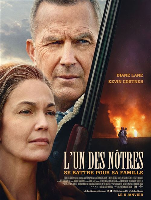 Affiche de Cinéma Originale - L'un des nôtres - 2021 - Kevin Costner - 116x158cm État correct - N/A reconditionné disponible sur Fnac