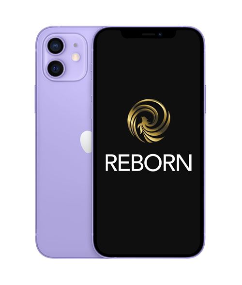 Apple iPhone 12 6,1"" 5G 128 Go Double SIM Violet Reconditionné Grade A Reborn État correct - N/A reconditionné disponible sur Fnac