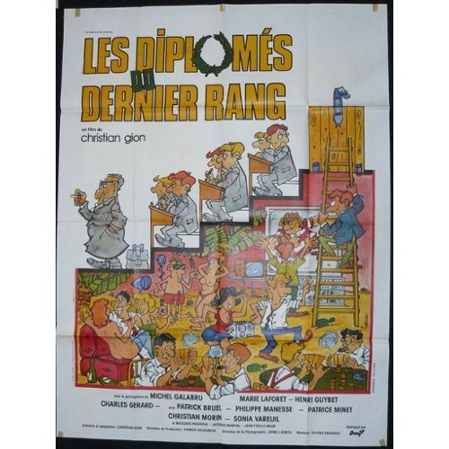 Les Diplomés du Dernier Rang AFFICHE CINEMA ORIGINALE État correct - N/A reconditionné disponible sur Fnac
