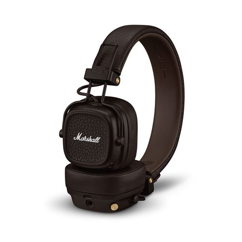 Casque Supra-auriculaire Marshall Major V Bluetooth Brown État correct - Marshall reconditionné disponible sur Fnac