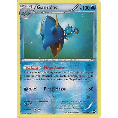 Acheter Carte Pokemon - XY11 - Offensive Vapeur - Gamblast - PV 100 - 34/114 - Holo Reverse - VF État correct - 16,00 € Carte Pokemon - XY11 - Offensive Vapeur - Gamblast - PV 100 - 34/114 - Holo Reverse - VF État correct - Asmodee reconditionné disponible sur Fnac