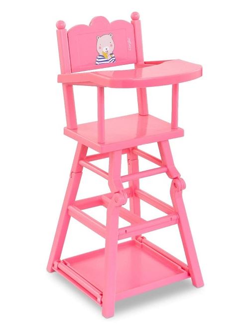 Chaise Haute Rose pour poupon 36 et 42 cm État correct - N/A reconditionné disponible sur Fnac