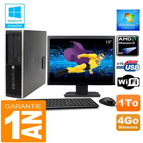 Acheter Pc hp compaq 6005 pro sff amd phenom ii ram 4go disque 1 to wifi w7 ecran 19' État correct - 229,00 € Pc hp compaq 6005 pro sff amd phenom ii ram 4go disque 1 to wifi w7 ecran 19' État correct - Hewlett-Packard reconditionné disponible sur Fnac