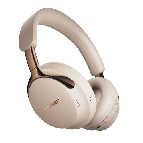 Casque arceau circum-aural sans fil Bluetooth Bose QuietComfort Ultra 2e génération à réduction de bruit Sable État correct - Bose reconditionné disponible sur Fnac