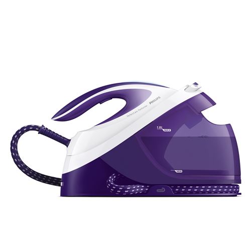 Centrale vapeur Philips PerfectCare sans réglage Performer GC8752/30 2600 W Violet et Blanc État correct - Philips reconditionné disponible sur Fnac