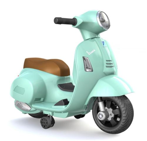 Véhicule électrique pour enfant Mini Vespa GTS Vert d'eau État correct - Vespa reconditionné disponible sur Fnac