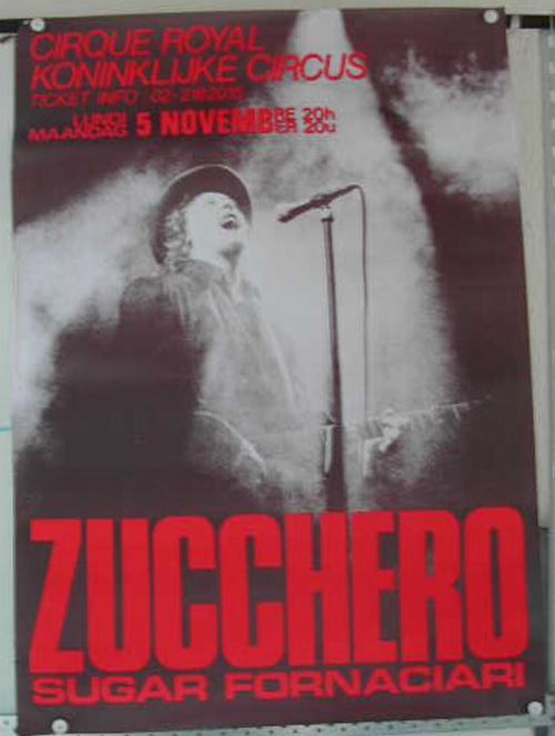 Zucchero - 67x94 cm - AFFICHE / POSTER État correct - N/A reconditionné disponible sur Fnac
