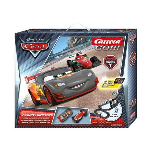 Stadlbauer - Circuit Carrera Go!!! Disney / Pixar - Carbon Drifters a l'échelle 1/43 État correct - Carrera reconditionné disponible sur Fnac