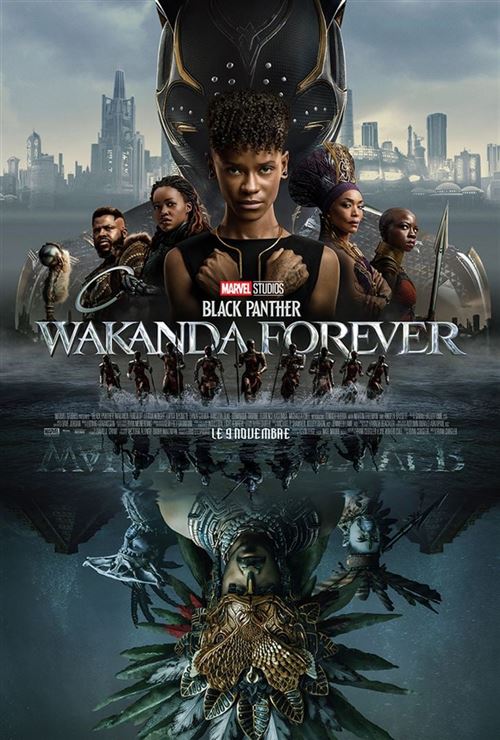 Affiche de Cinéma Originale - Black Panther : Wakanda Forever - Letitia Wright, Lupita Nyong'o - 2022 - 40x60cm État correct - N/A reconditionné disponible sur Fnac