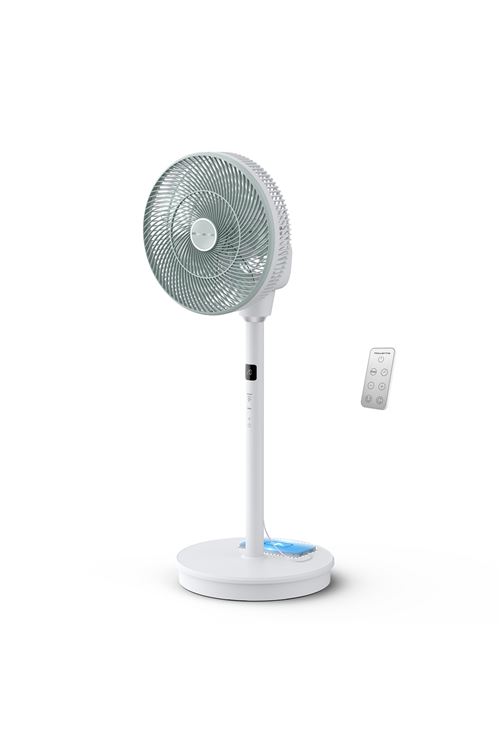 Ventilateur sur pied Rowenta Turbo Silence Compact 3D Nomad QV5050F0 Blanc État correct - Rowenta reconditionné disponible sur Fnac