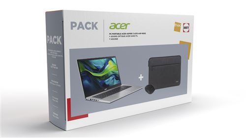 Acheter Pack PC portable Acer Aspire 3 15 A315-44P-R0KS 15,6"" AMD Ryzen™ 7 16 Go RAM 512 Go SSD Gris + Housse + Souris optique sans fil État correct - 677,99 € Pack PC portable Acer Aspire 3 15 A315-44P-R0KS 15,6"" AMD Ryzen™ 7 16 Go RAM 512 Go SSD Gris + Housse + Souris optique sans fil État correct - Acer reconditionné disponible sur Fnac
