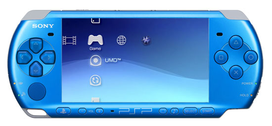 Console PSP 3000 Slim & Lite bleue Sony État correct - Sony reconditionné disponible sur Fnac