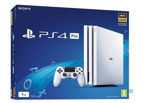 Console Sony PS4 Pro 1 To Blanc État correct - Sony reconditionné disponible sur Fnac