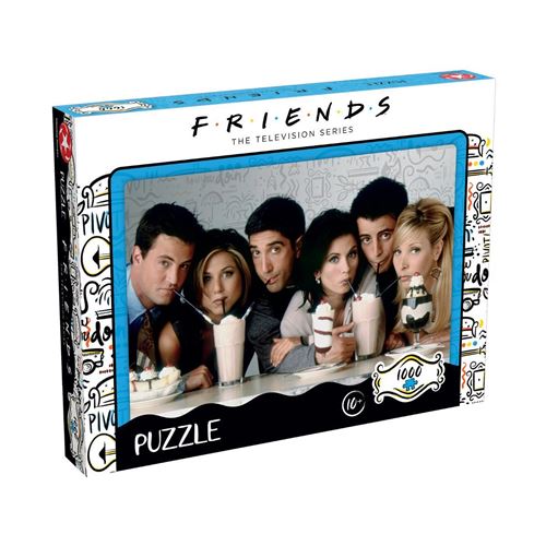 Puzzle 1000 pièces Winning Moves Friends Milkshake État correct - Winning Moves reconditionné disponible sur Fnac