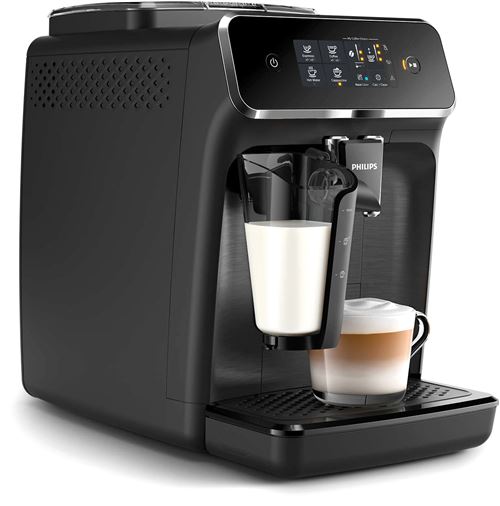 Acheter Philips Series 2200 EP2230 - Machine à café automatique avec mousseur à lait - 15 bar - noir mat État correct - 427,99 € Philips Series 2200 EP2230 - Machine à café automatique avec mousseur à lait - 15 bar - noir mat État correct - Philips reconditionné disponible sur Fnac