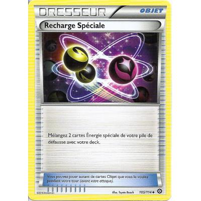 Acheter Carte Pokemon - XY11- Offensive vapeur - Recharge Spéciale - Dresseur - 105/114 - Peu Commune - VF État correct - 16,00 € Carte Pokemon - XY11- Offensive vapeur - Recharge Spéciale - Dresseur - 105/114 - Peu Commune - VF État correct - Asmodee reconditionné disponible sur Fnac