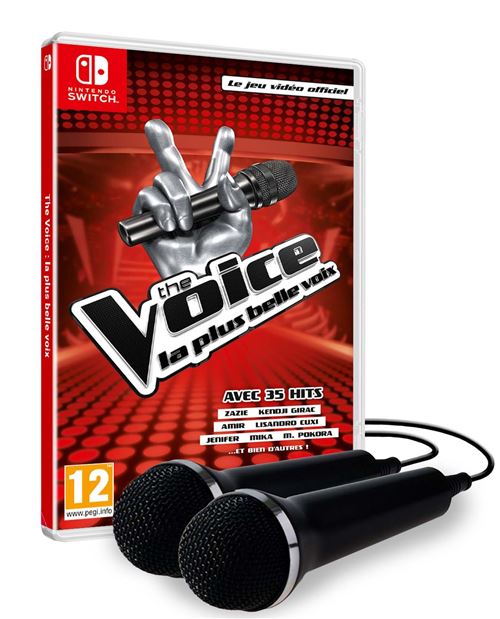The Voice La plus belle voix Le jeu vidéo officiel 2019 Nintendo Switch + 2 Micros Nintendo Switch État correct - Koch Media reconditionné disponible sur Fnac