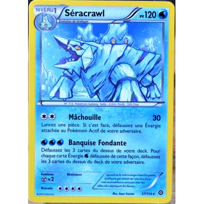 carte Pokémon 37/114 Séracrawl 120 PV État correct - Pokémon reconditionné disponible sur Fnac
