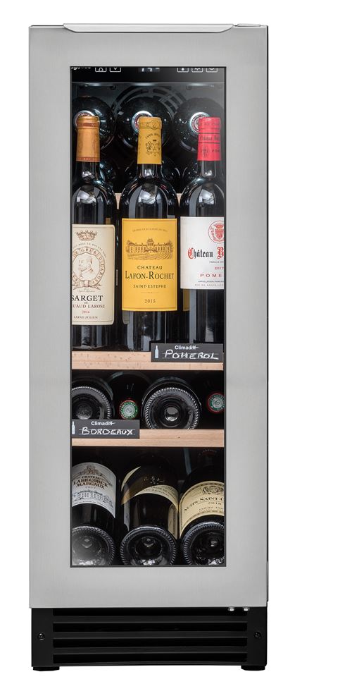 Cave de service encastrable sous plan, largeur 30 cm, 22 bouteilles, poignee discrete sous le plan de travail État correct - Avintage reconditionné disponible sur Fnac
