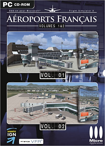 Flight Simulator X : Aéroport Français Volume 1 + Volume 2 État correct - Avanquest reconditionné disponible sur Fnac