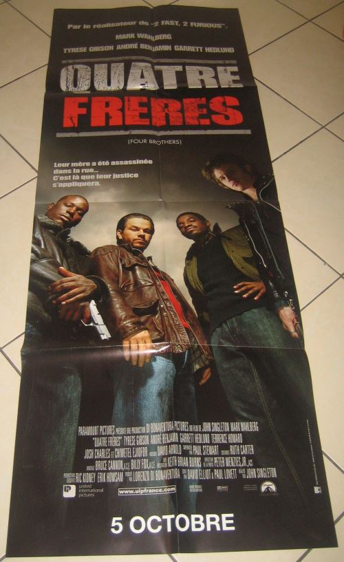 Quatre Frères AFFICHE CINEMA ORIGINALE État correct - N/A reconditionné disponible sur Fnac