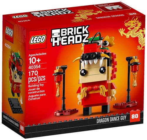 LEGO® BrickHeadz™ 40354 Danseur Dragon État correct - N/A reconditionné disponible sur Fnac