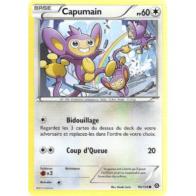Carte Pokemon - XY11- Offensive vapeur - Capumain - PV 60 - 90/114 - Commune - VF État correct - Asmodee reconditionné disponible sur Fnac