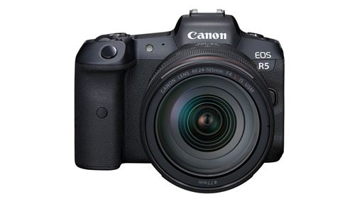 Appareil photo hybride Canon EOS R5 + RF 24-105mm f/4 L IS USM noir État correct - Canon reconditionné disponible sur Fnac
