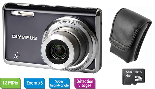 Acheter Olympus FE-5020 Anthracite + Etui + Carte Micro SDHC 4 Go État correct - 199,00 € Olympus FE-5020 Anthracite + Etui + Carte Micro SDHC 4 Go État correct - Olympus reconditionné disponible sur Fnac