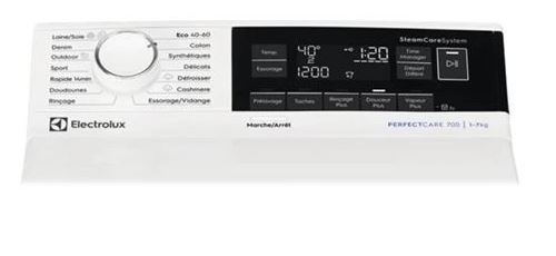 Lave-linge top par le dessus ELECTROLUX EW7T3733DV Reconditionné Blanc État correct - Electrolux reconditionné disponible sur Fnac