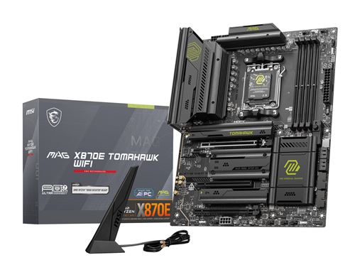 Carte mère MSI MAG X870E TOMAHAWK WIFI ATX Socket AM5 Chipset AMD X870E État correct - MSI reconditionné disponible sur Fnac