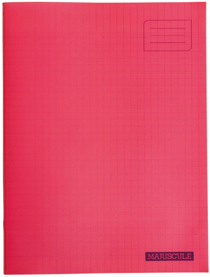 Majuscule - Cahier Piqure 96p Couverture Pp 24x32 Seyes Rouge État correct - N/A reconditionné disponible sur Fnac