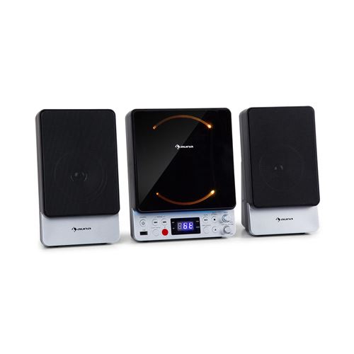 auna Microstar Sing - Micro chaîne avec système karaoké , lecteur CD , Bluetooth & USB , télécommande - Noir État correct - N/A reconditionné disponible sur Fnac