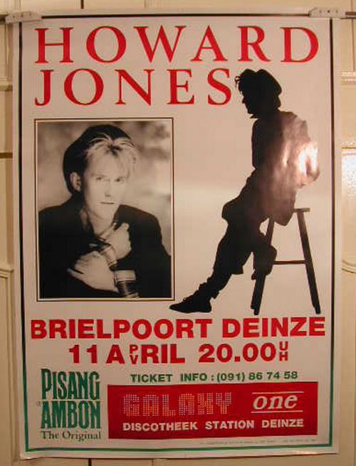Howard Jones - 52x72 cm - AFFICHE / POSTER État correct - N/A reconditionné disponible sur Fnac