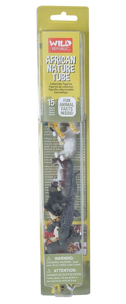 Wild Republic Nature Tube: African Safari 15 pièces