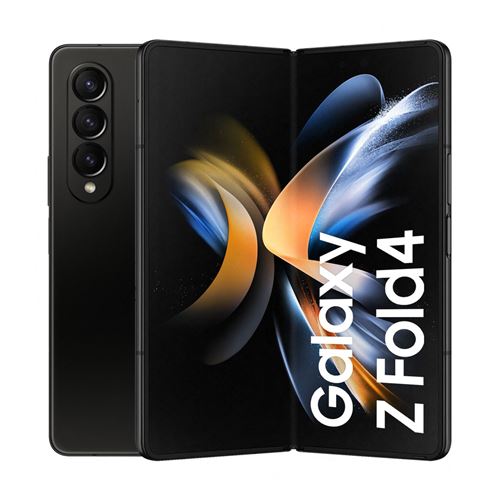 Smartphone Samsung Galaxy Z Fold4 5G 7.6"" Double nano SIM 256 Go Noir État correct - Samsung reconditionné disponible sur Fnac
