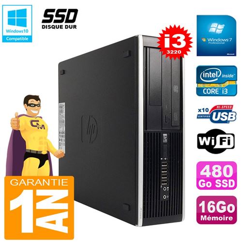 Acheter Pc hp compaq pro 6300 sff i3-3220 ram 16go disque 480go ssd graveur dvd wifi w7 État correct - 329,00 € Pc hp compaq pro 6300 sff i3-3220 ram 16go disque 480go ssd graveur dvd wifi w7 État correct - Hewlett-Packard reconditionné disponible sur Fnac