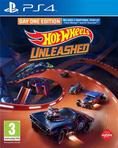 Hot Wheels Unleashed Day One Edition PS4 État correct -  reconditionné disponible sur Fnac