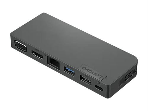 Lenovo Powered USB-C Travel Hub - Station d'accueil - USB-C - VGA, HDMI - Campus - Mondial - pour ThinkPad X1 Yoga Gen 8 21HQ État correct - N/A reconditionné disponible sur Fnac