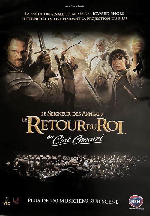 Acheter Affiche - Le seigneur des Anneaux - Le retour du roi - Ciné Concert - 80x120cm État correct - 11,99 € Affiche - Le seigneur des Anneaux - Le retour du roi - Ciné Concert - 80x120cm État correct - N/A reconditionné disponible sur Fnac