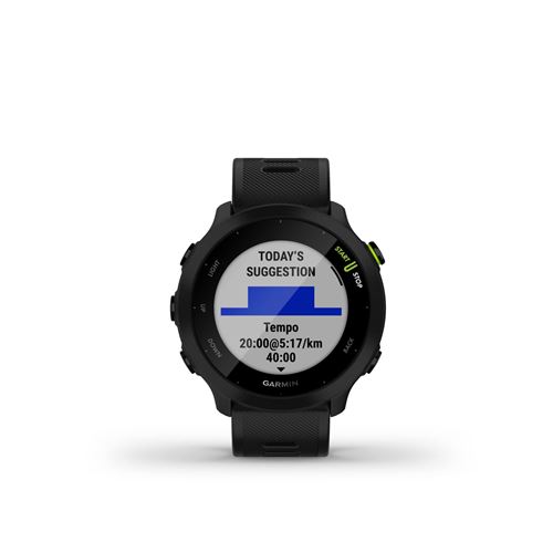 Montre connectée Garmin Forerunner 55 Noir État correct - Garmin reconditionné disponible sur Fnac