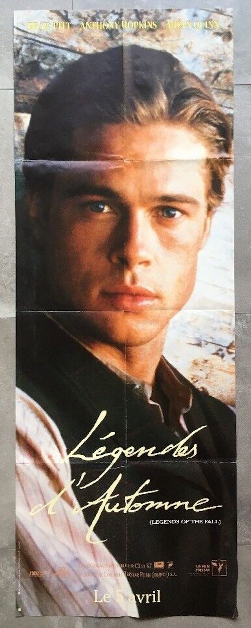 Affiche de Cinéma Originale - Légendes d'Automne - 1994 - Brad Pitt - 60x160cm État correct - N/A reconditionné disponible sur Fnac
