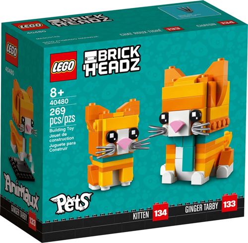 Acheter LEGO® BrickHeadz™ 40480 Le chat roux tigré État correct - 156,99 € LEGO® BrickHeadz™ 40480 Le chat roux tigré État correct - N/A reconditionné disponible sur Fnac
